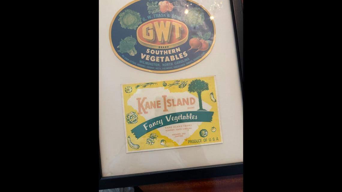 Before flowers came to Cane Island, the Trask family harvested vegetables and marketed them under the label Kane Island Fancy Vegetables.