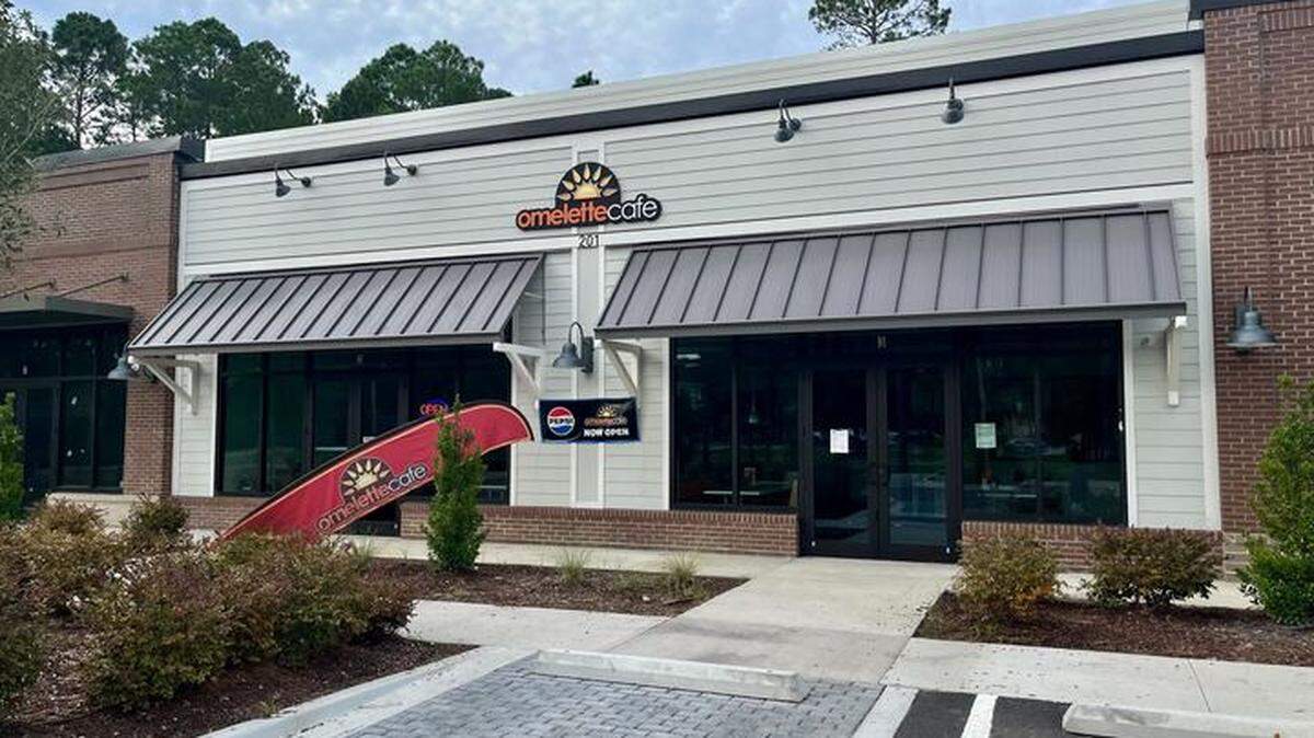 The Omelette Cafe, a local breakfast and lunch chain, officially opened its second location in The Shoppes at Okatie Village on Wednesday.