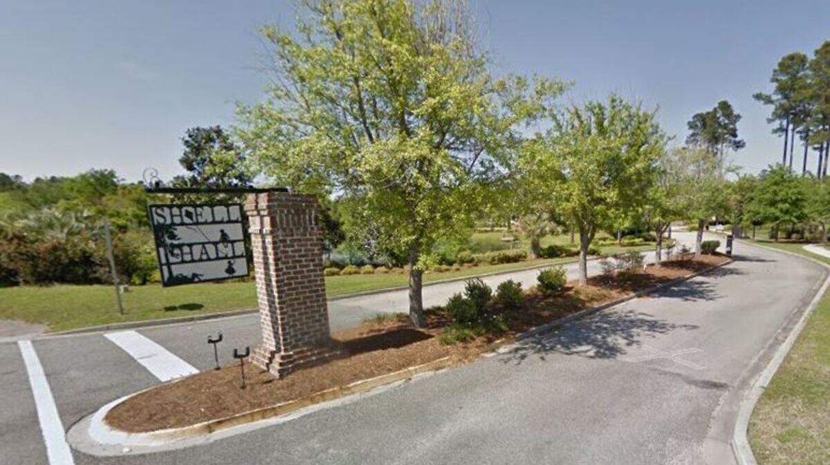 The Shell Hall entrance on Buckwalter Parkway.