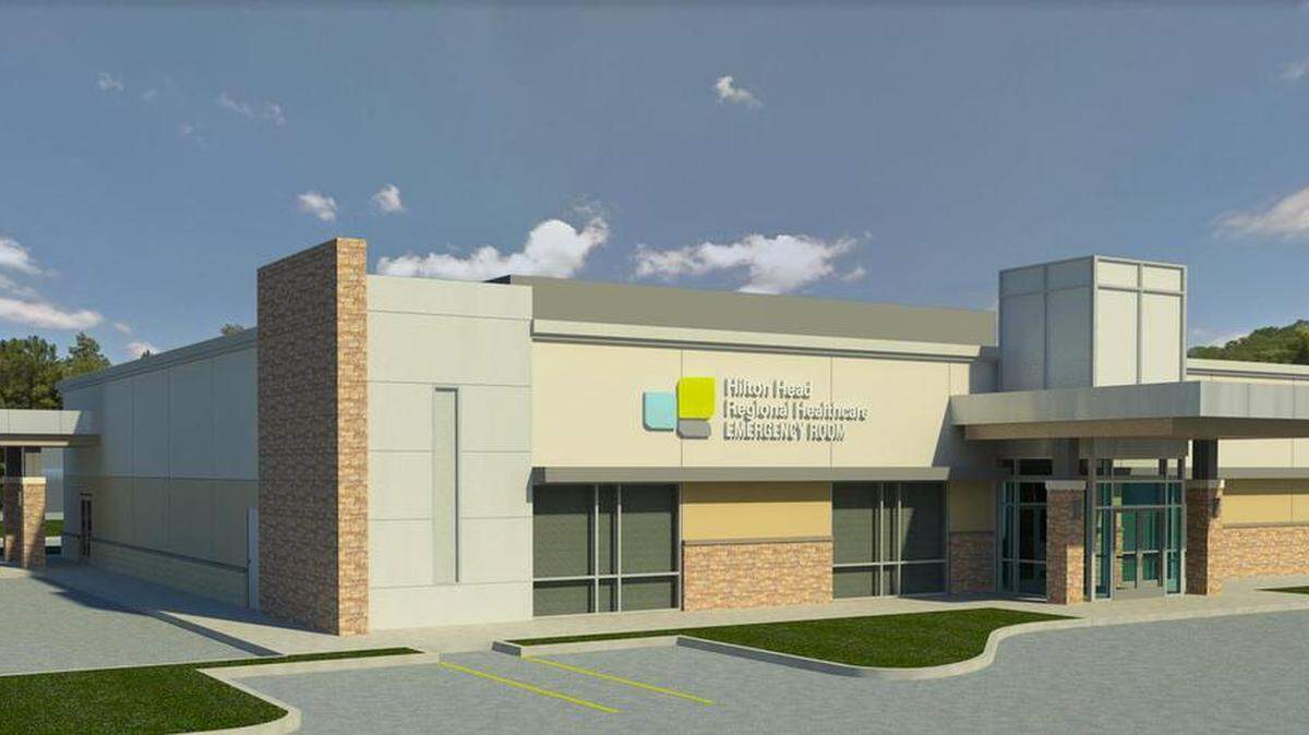 An artist's rendering depicts the Coastal Carolina Hospital freestanding emergency department facility that is planned for the corner of S.C. 170 and Tidewatch Drive.
