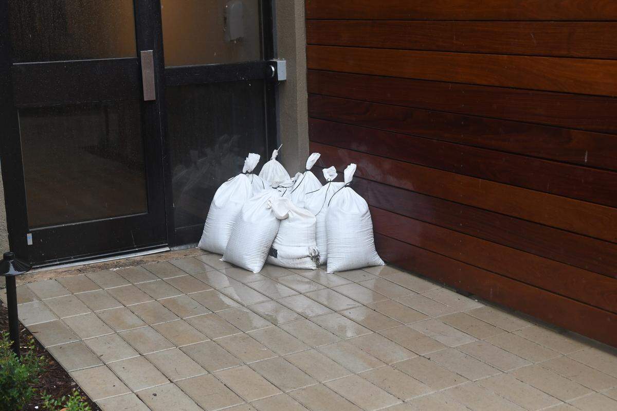 Sand bags are available to those staying on the beach level at Beach House Hilton Head Island at Coligny Beach on August. 5, 2024 on Hilton Head Island.