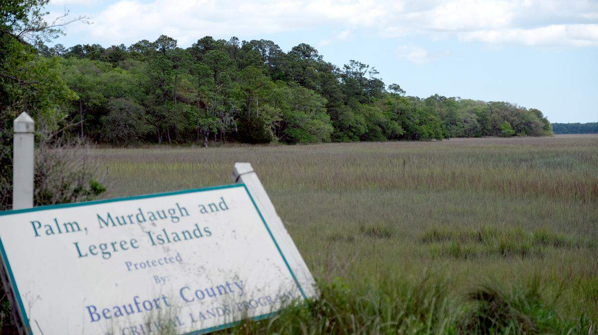 Palm, Murdaugh and Legree Islands were protected by Beaufort County Critical and Rural Lands Program as seen on Wednesday along Eddings Point Road on St. Helena Island.