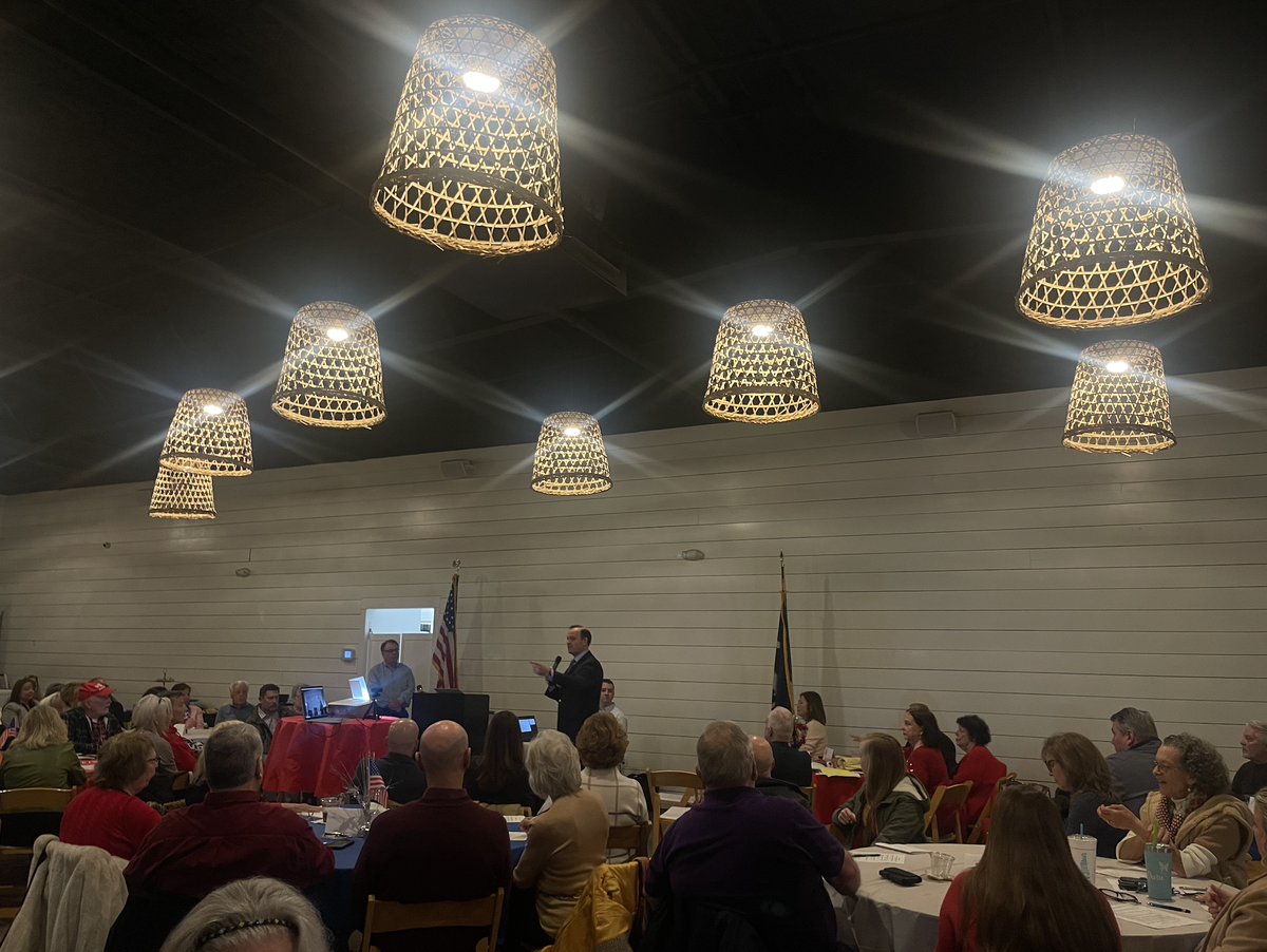 South Carolina Attorney General Alan Wilson spoke at the Beaufort County GOP’s Executive Committee meeting on Monday, Jan. 27, 2025.
