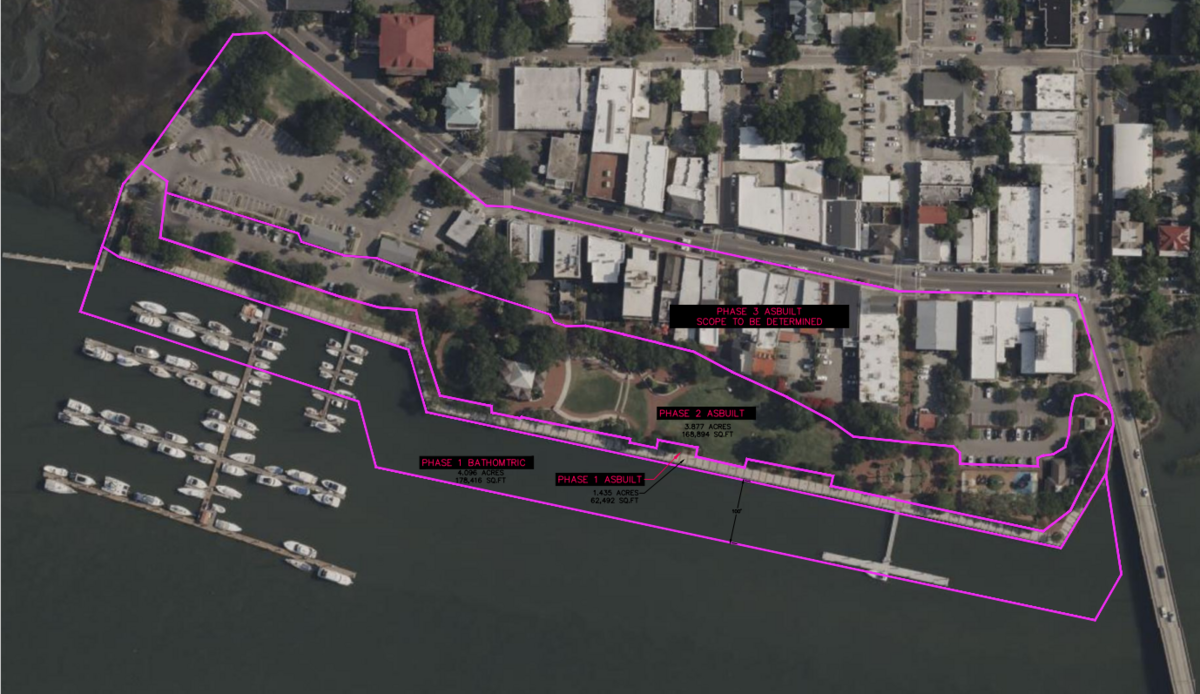 McSweeney Engineers is conducting a phased study of the condition of 50-year-old Waterfront Park.
