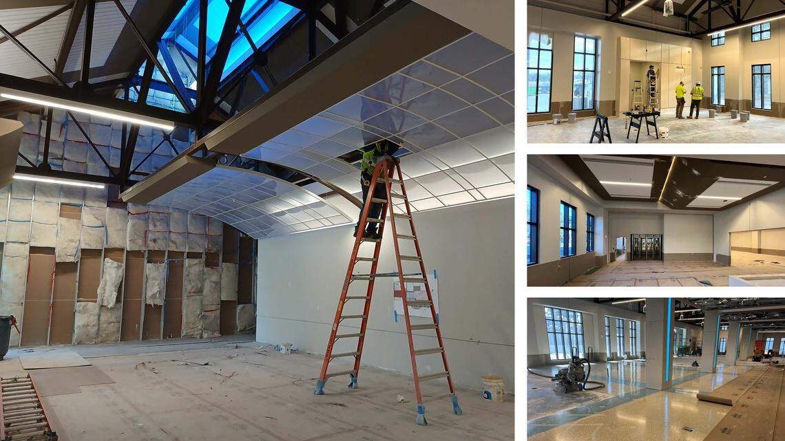 Photos shared by Beaufort County show progress at the new Hilton Head Island Airport terminal as of Feb. 28.