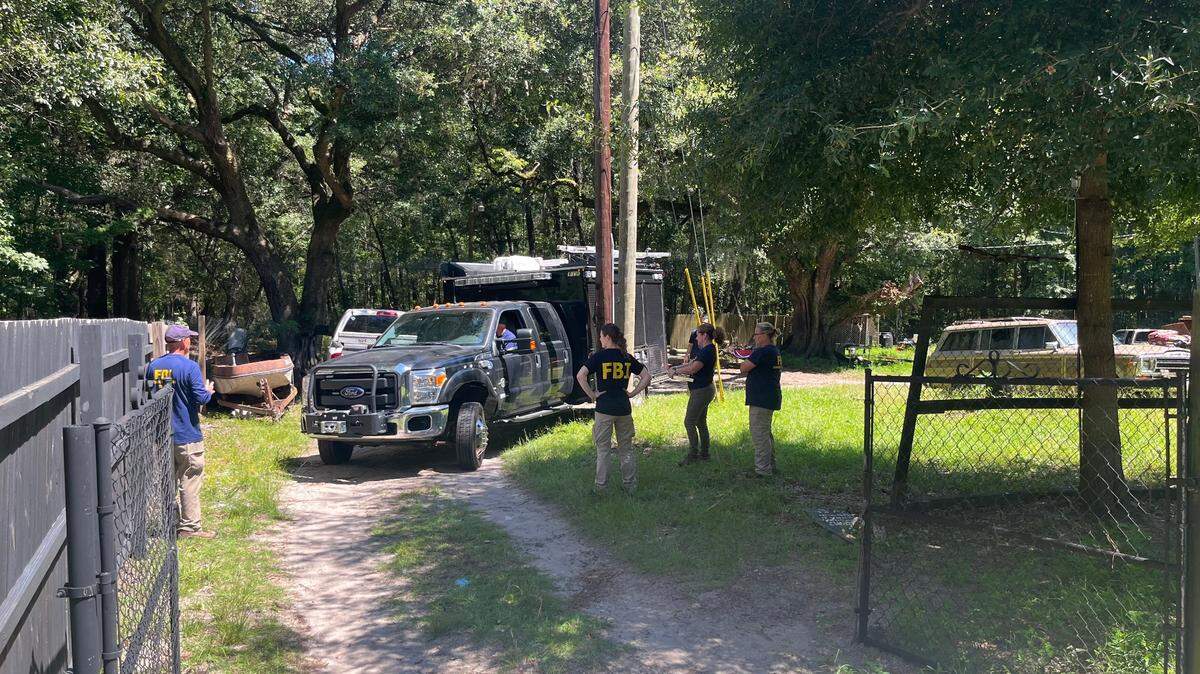 FBI and other agencies searching for missing mom and son focuses on Burton property Friday