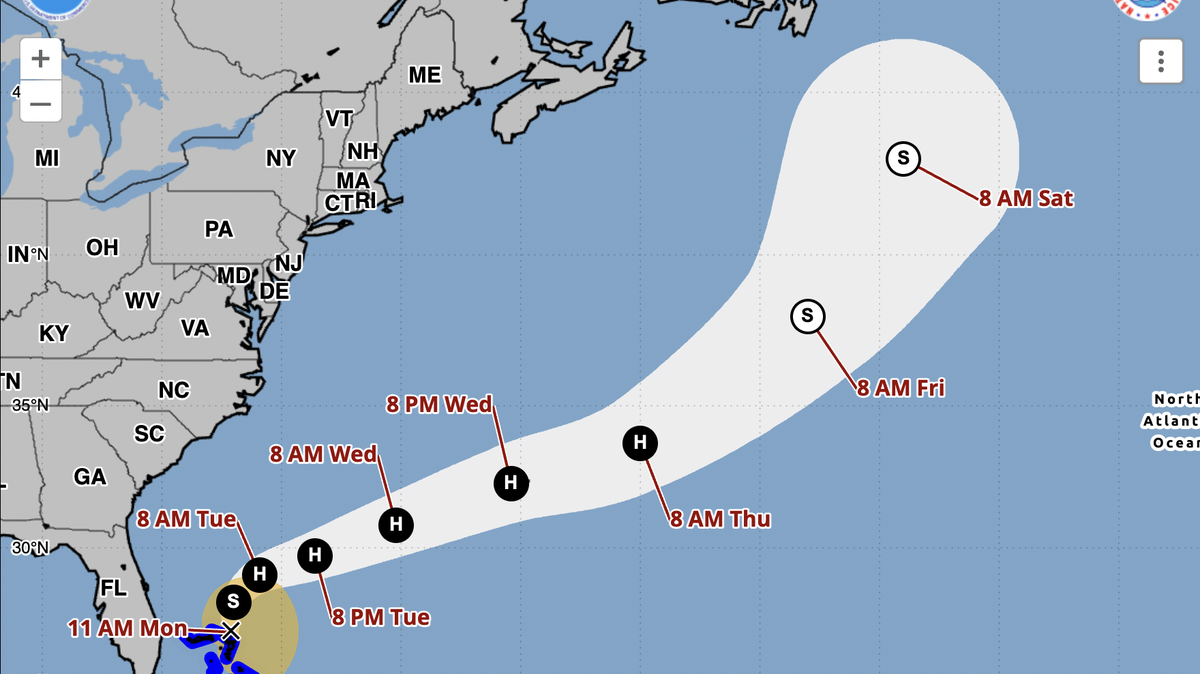 Tropical Storm Imelda, anticipated to become a hurricane by Tuesday morning, is expected to stay far from the South Carolina coastline in the coming days, according to a briefing from the National Weather Service Charleston bureau.