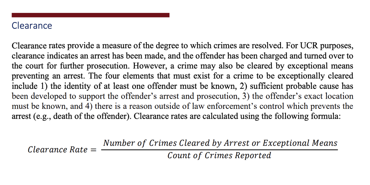 The South Carolina Law Enforcement Division’s definition of a crime being “cleared” is laid out in its 2024 Crime in South Carolina Annual Report.