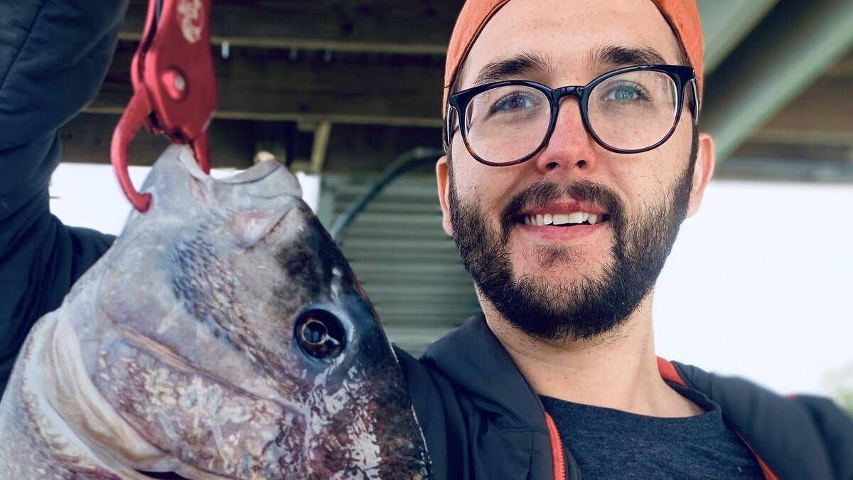 Thanksgiving can’t get any better than this with father-son fishing in perfect Lowcountry conditions producing this monster sheepshead for Logan Doughtie.