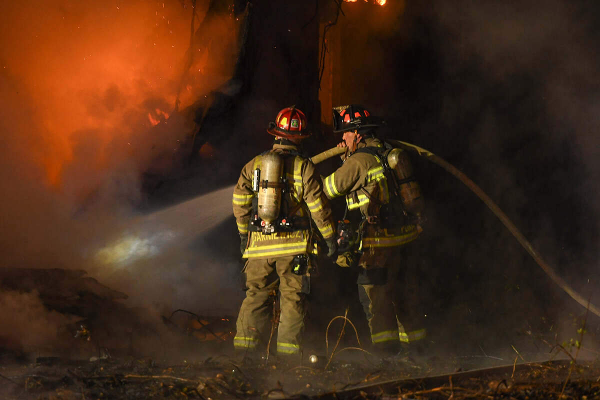 The Bluffton Township Fire District responded to a fire at a vacant home on Goethe Road on Wednesday, Feb. 25, 2021.