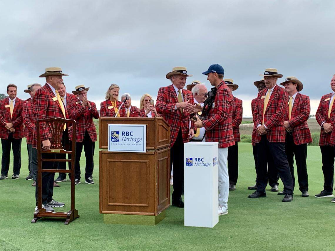 Jordan Spieth wins the 2022 Hilton Head RBC Heritage golf tournament.