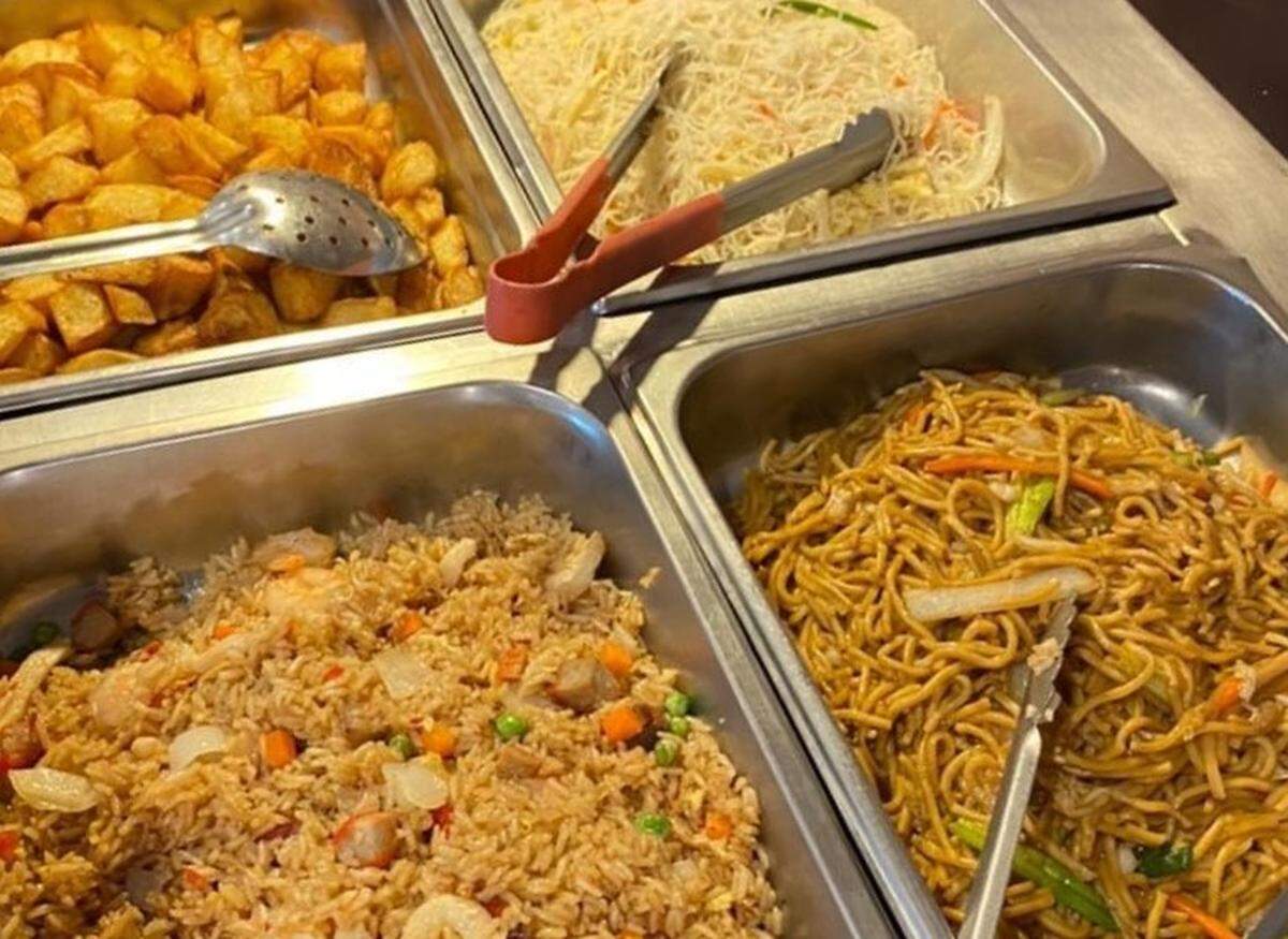 The buffet is open for lunch at Yummy House on Hilton Head Island.
