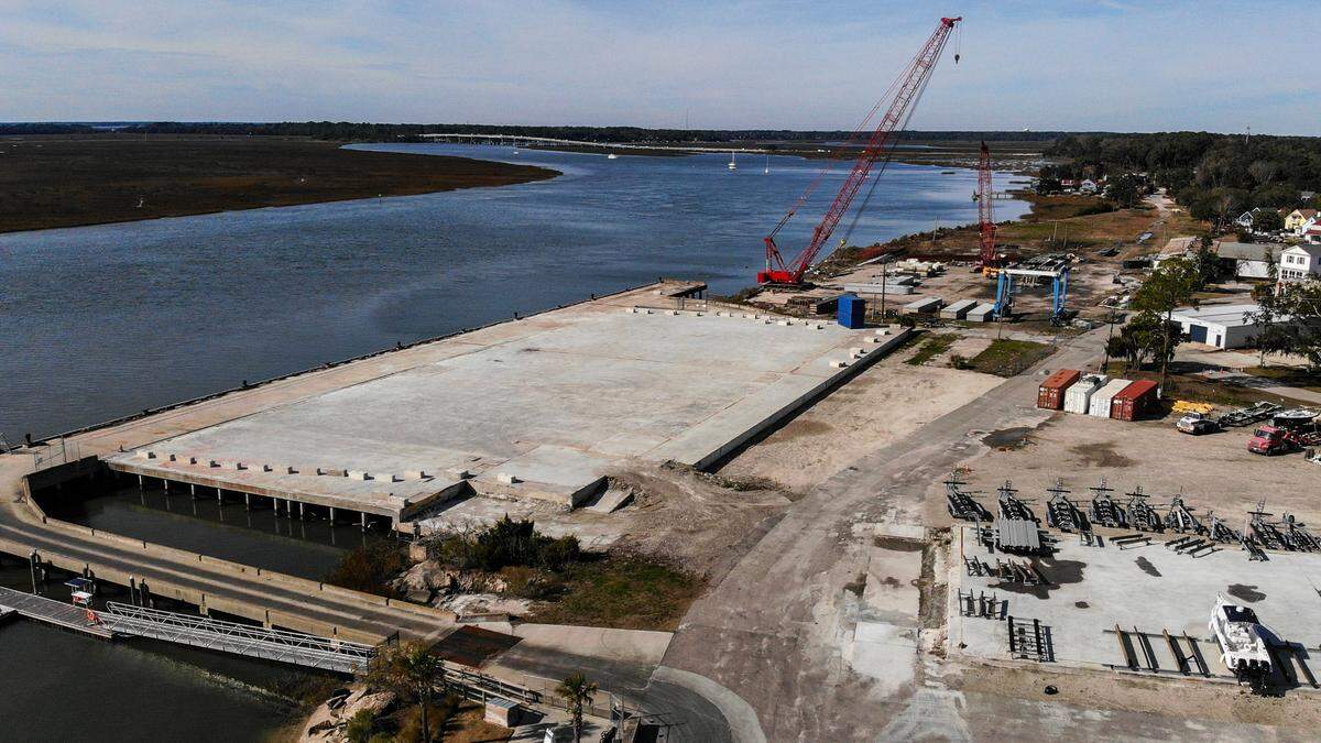 Safe Harbor Marinas has done site preparation work at the Port of Port Royal including tearing down the former South Carolina Ports Authority terminal. A new agreement between Safe Harbor and Port Royal settles disagreements over the housing part of the development.