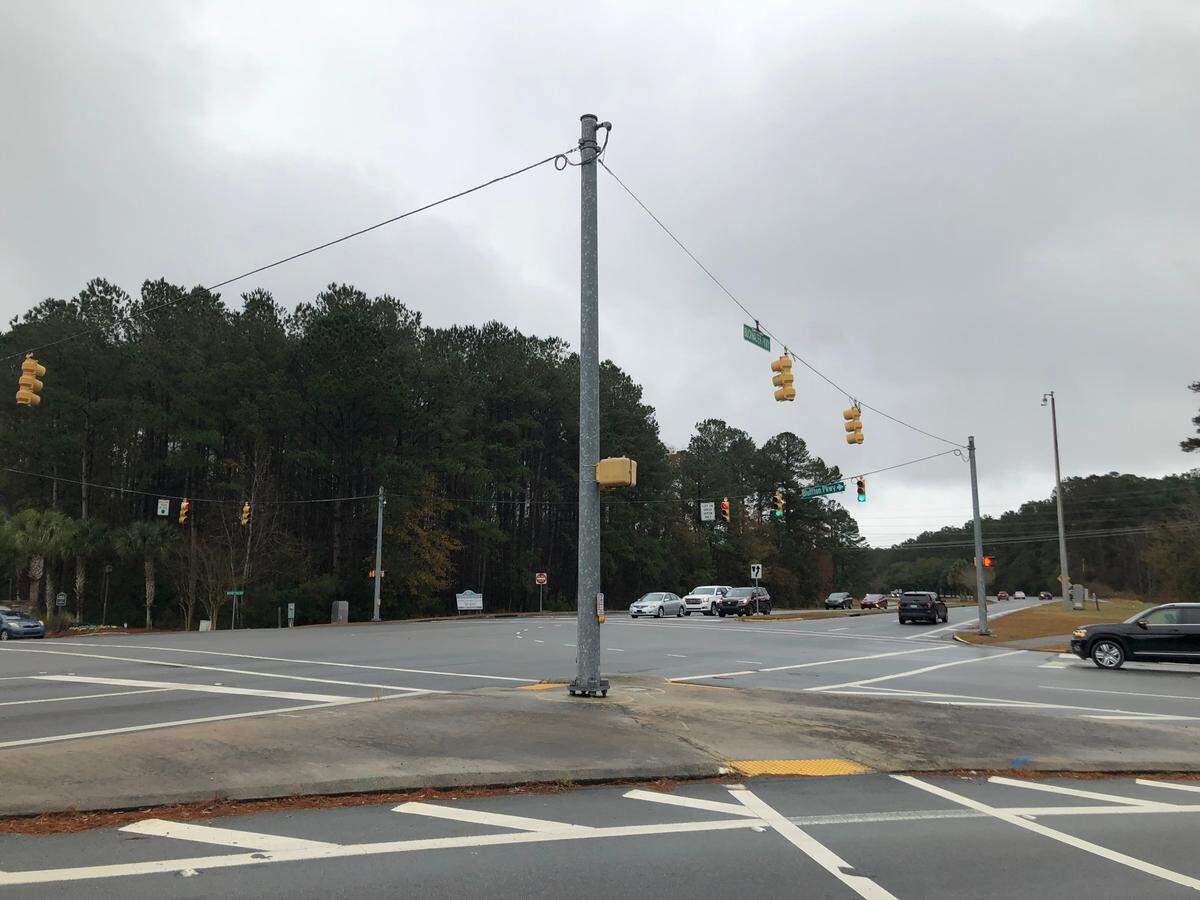 The intersection of Bluffton Parkway and Buckwalter Parkway as seen on Jan. 8, 2021.
