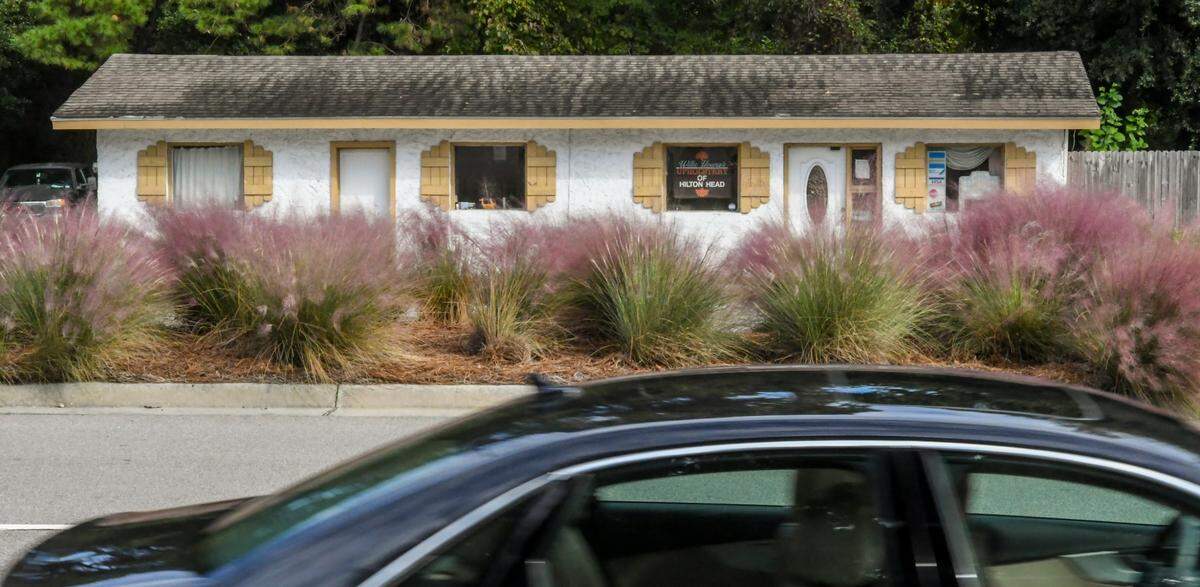 Located across from Tressa’s Gullah Girl Boutique on U.S. 278 is an upholstery store owned by Tressa Govan’s uncle as seen on Thursday, Oct. 22, 2020 located on Hilton Head Island. Both stores are at risk of being in the path of S.C. Department of Transportation’s plan to widen U.S. 278 with another two lanes.