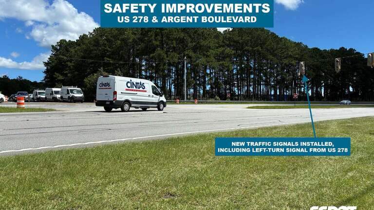 Argent & US 278 traffic light to be activated soon, SC officials say. Here’s when