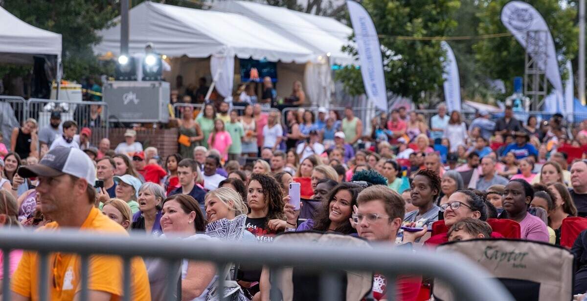 A big crowd was on hand for the Beaufort Water Festival Talent Show Thursday night.