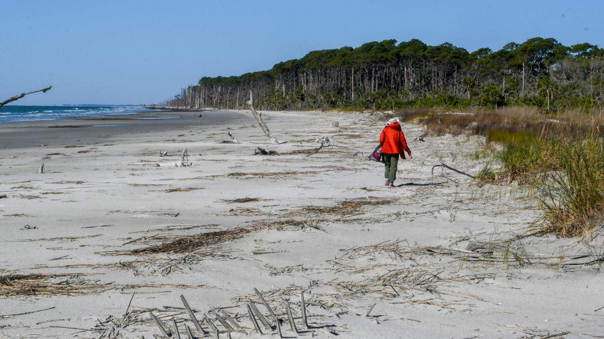 Pritchards Island sits near-desolate in Beaufort County, South Carolina. The University of South Carolina-owned island hasn’t been used for research and programming for over a decade, which the school says is due to rapid erosion, and lack of funding and staffing.