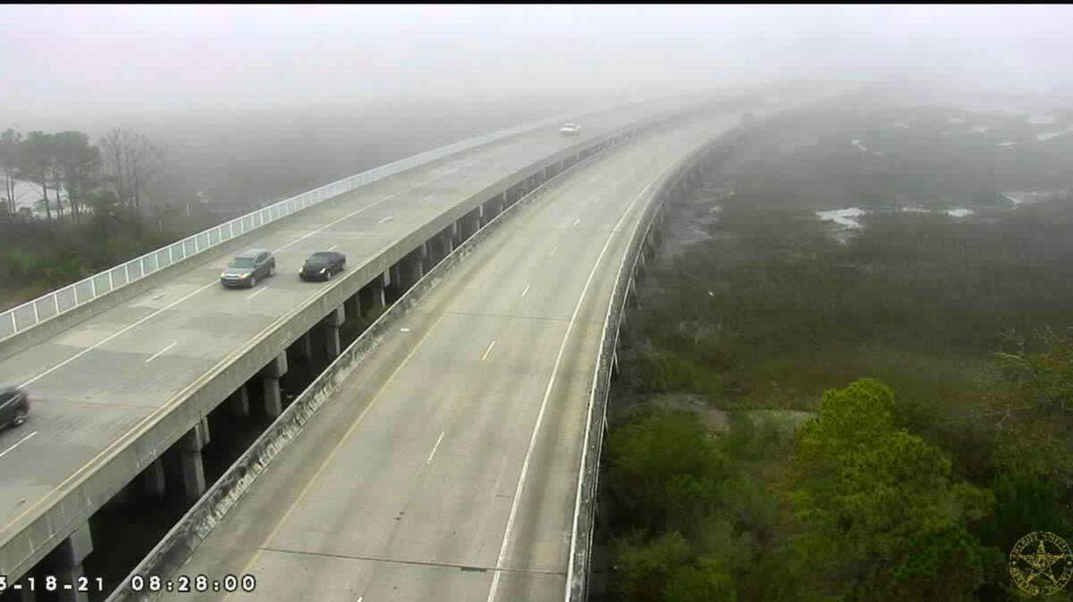 This file photo shows a heavy fog descended upon the Lowcountry on the morning of Thursday, March 18, 2021. 