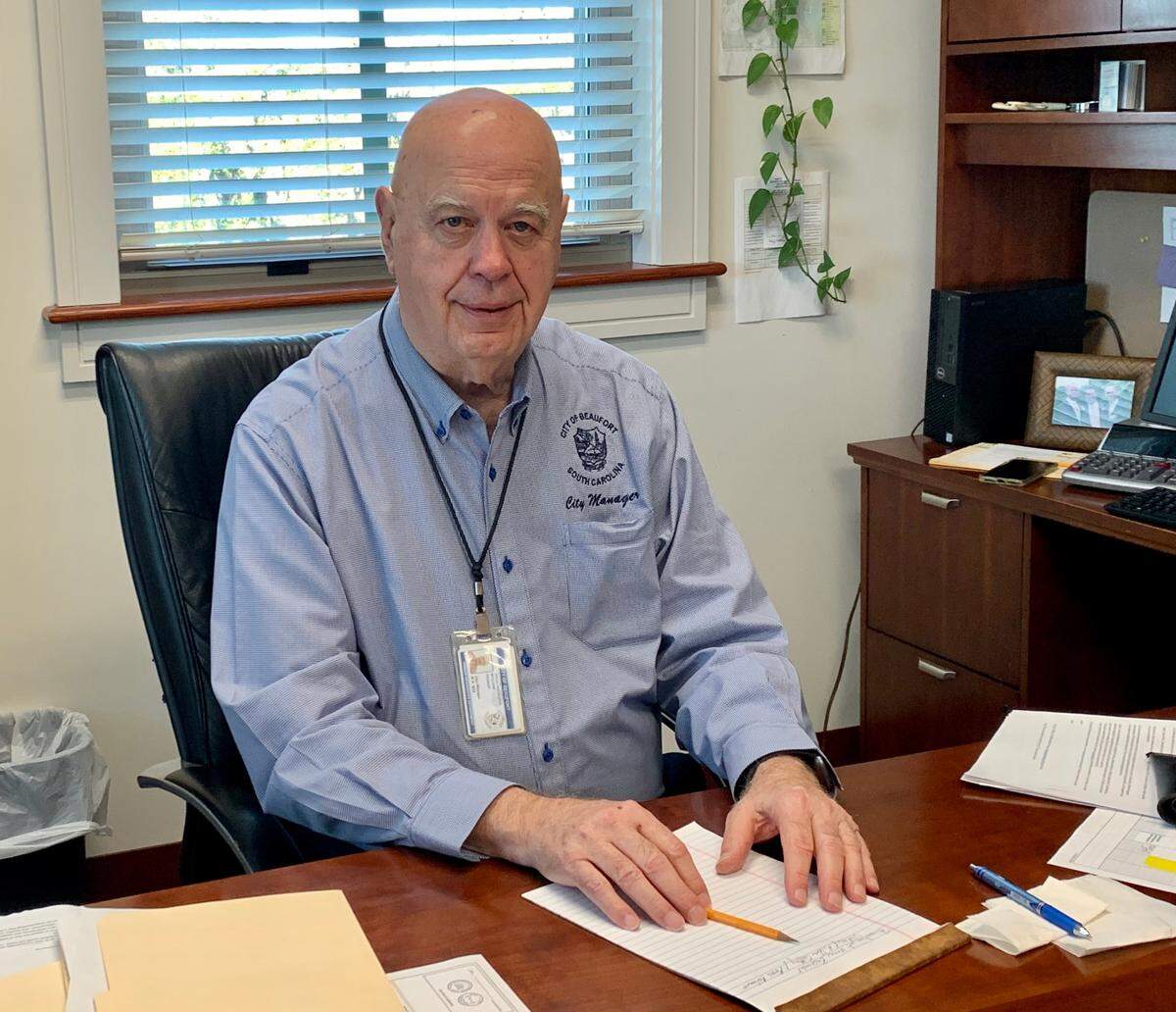 Bill Prokop was named Beaufort city manager in February 2015. He announced Tuesday that he is retiring in January.