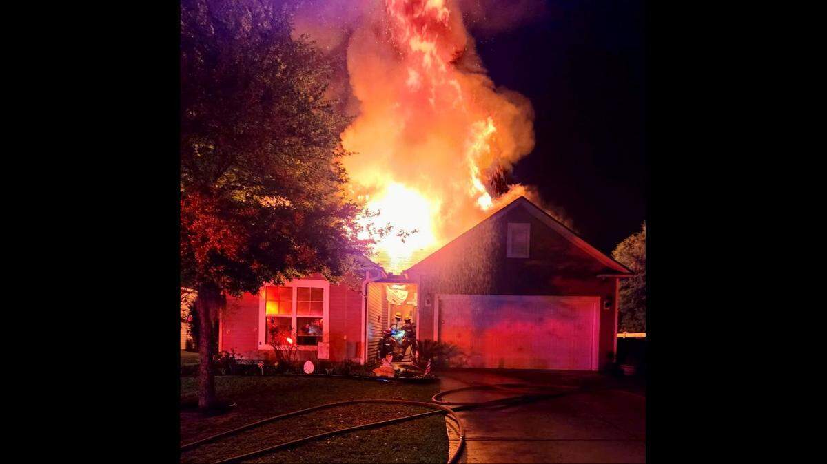 Beaufort-Port Royal fire responded to a house fire Friday morning in Shadow Moss.