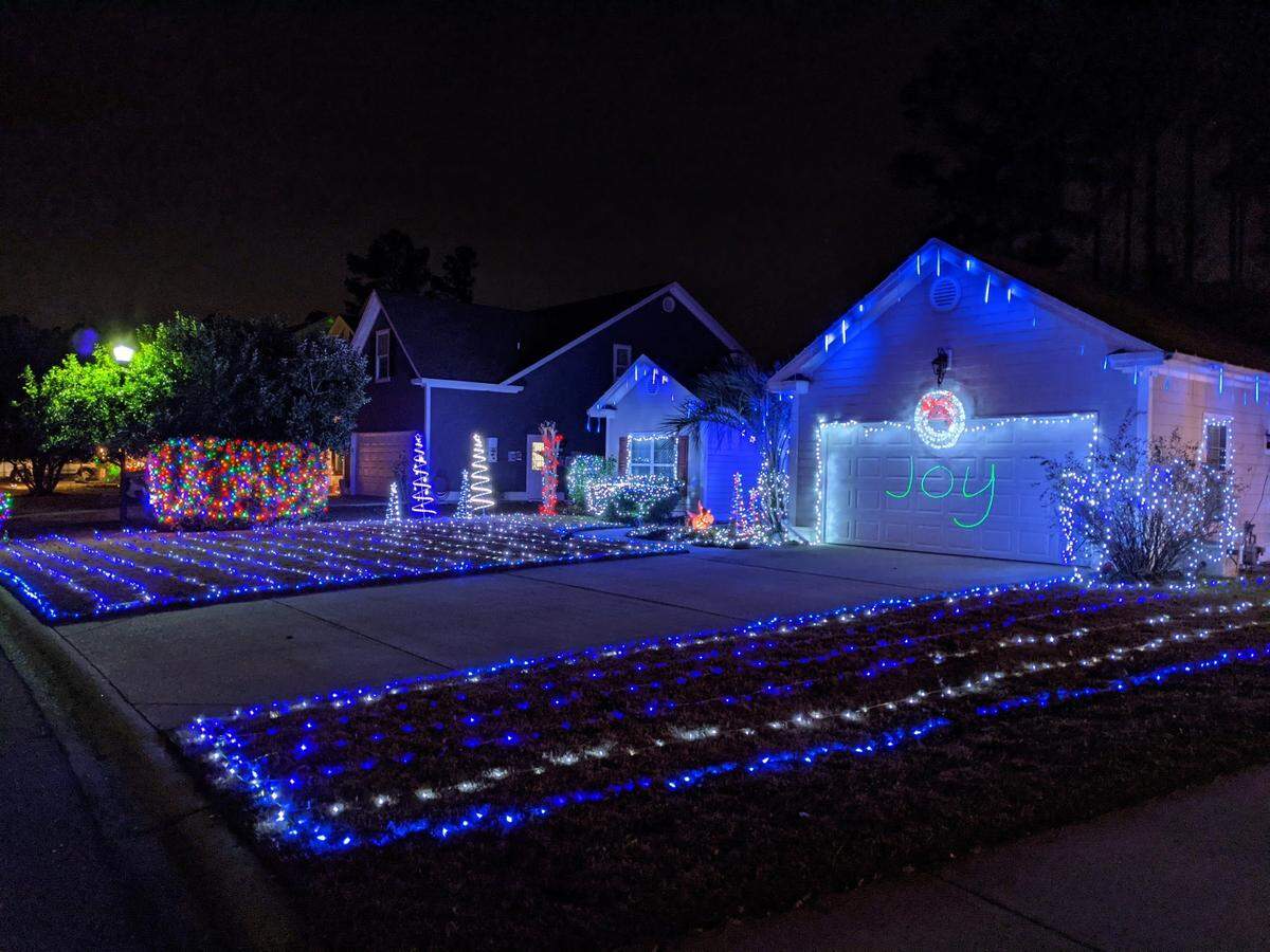 Marlen Messer has decorated his home in Lawton Station every year since he moved there in 2007.