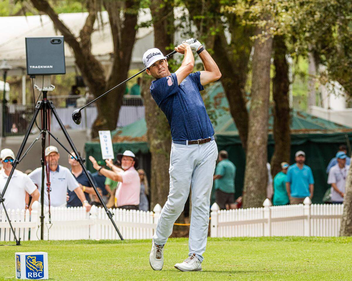 Ben Martin on the 16th hole during the 3rd round of the RBC Heritage Presented by Boeing on Saturday, April 16 at Harbour Town Golf Links in Sea Pines on Hilton Head Island.