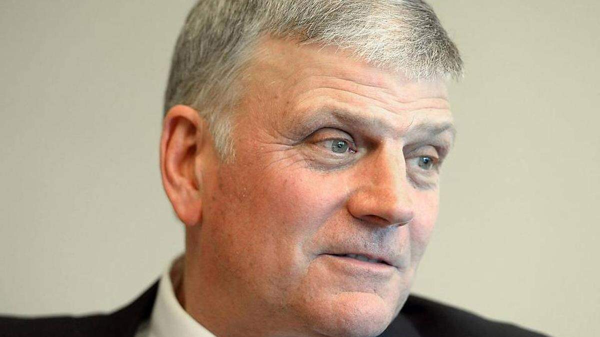 Franklin Graham, shown here in 2014, is calling on Christians to boycott gay-friendly corporations.