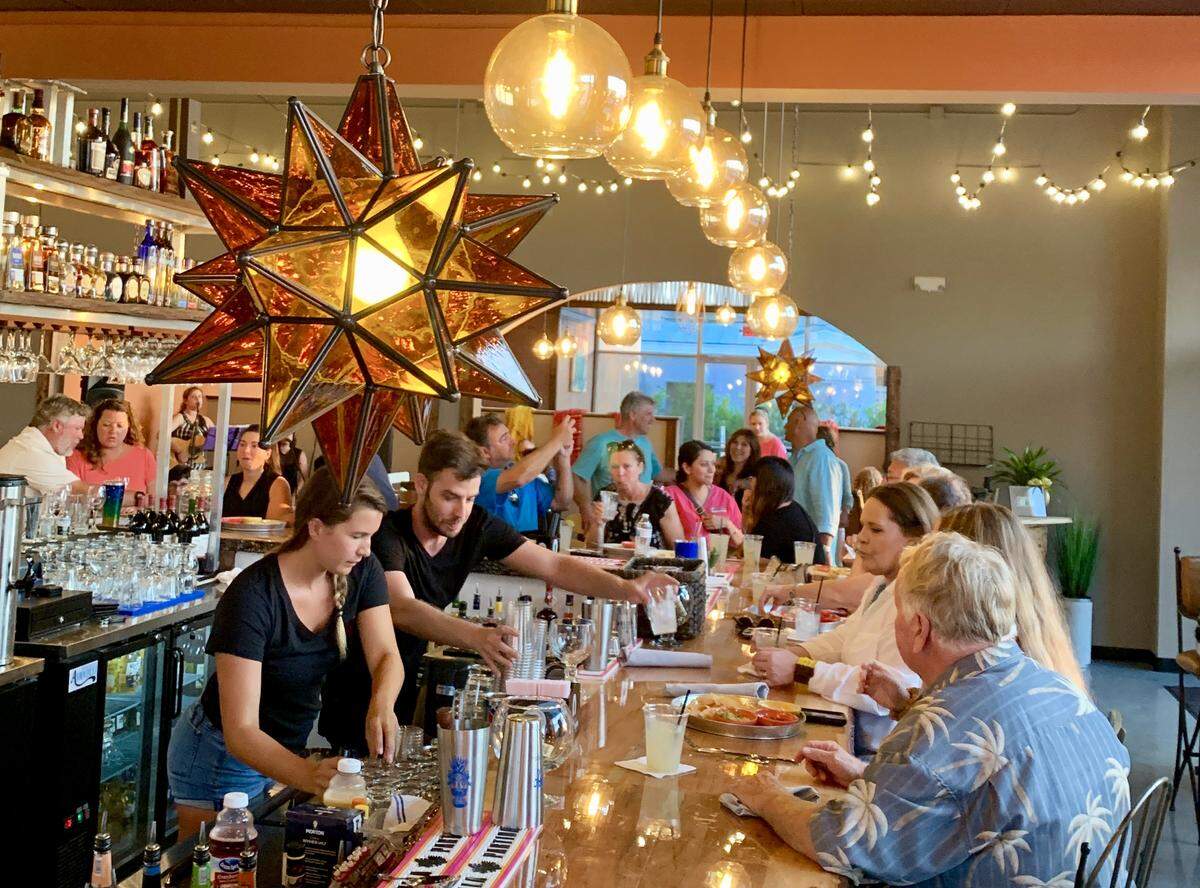 The main bar of the new Tio’s Latin American Restaurant located in Hilton Head’s Shelter Cove.
