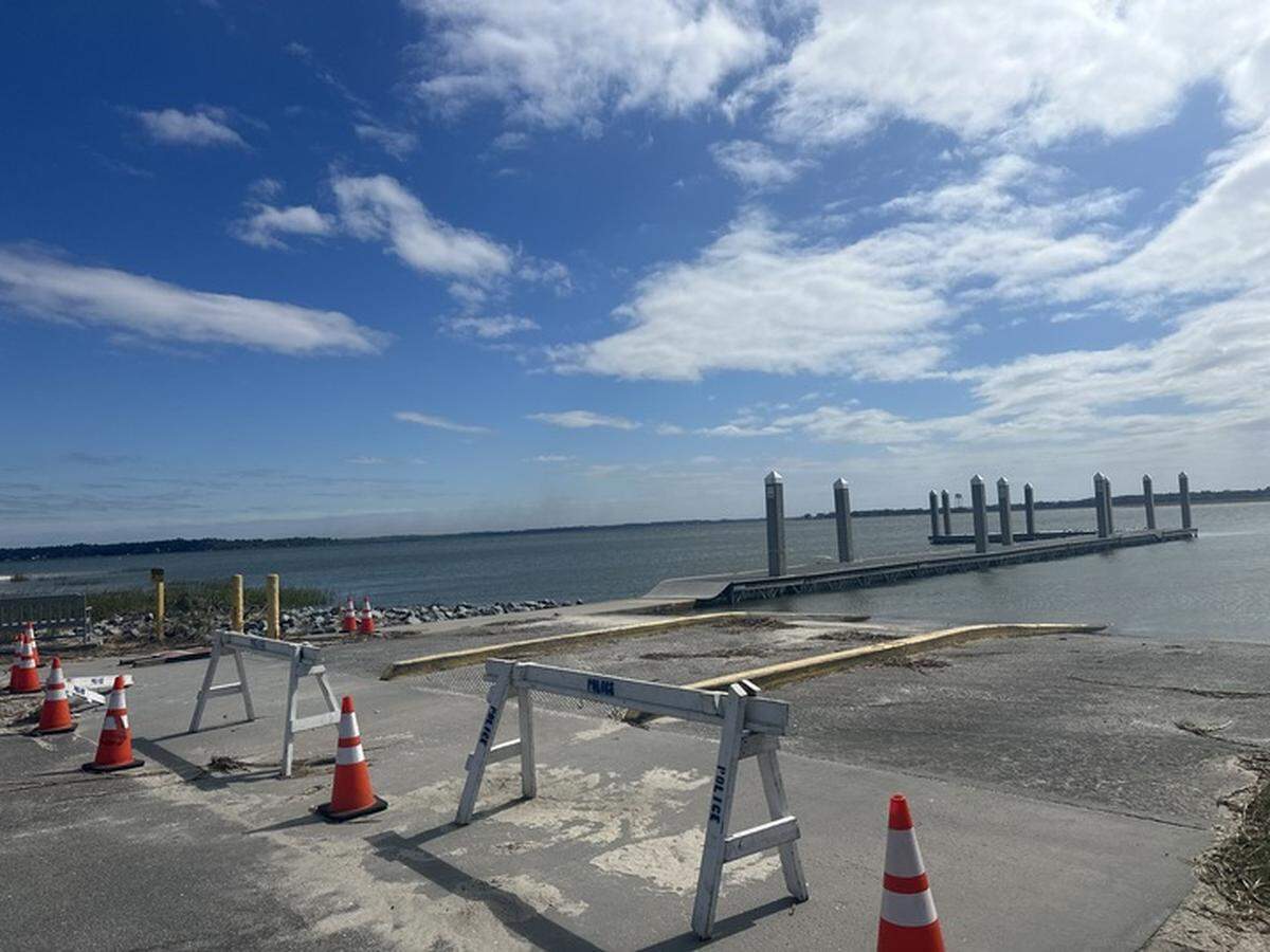 Beaufort County announced Thursday that it was closing the Sands Beach Boat Landing in Port Royal because of damage during the Sept. 27 Tropical Storme Helene.