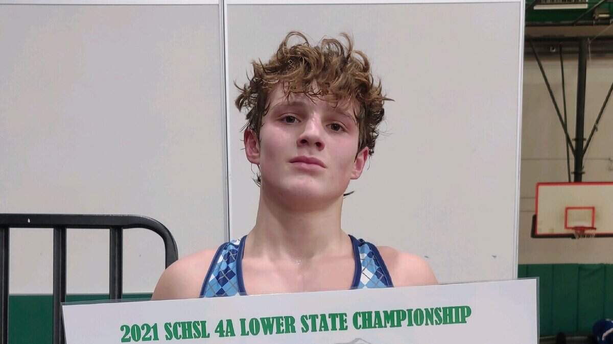 Hilton Head’s Drew Vigh was one of the Lowcountry wrestlers who qualified for the individual state tournament over the weekend