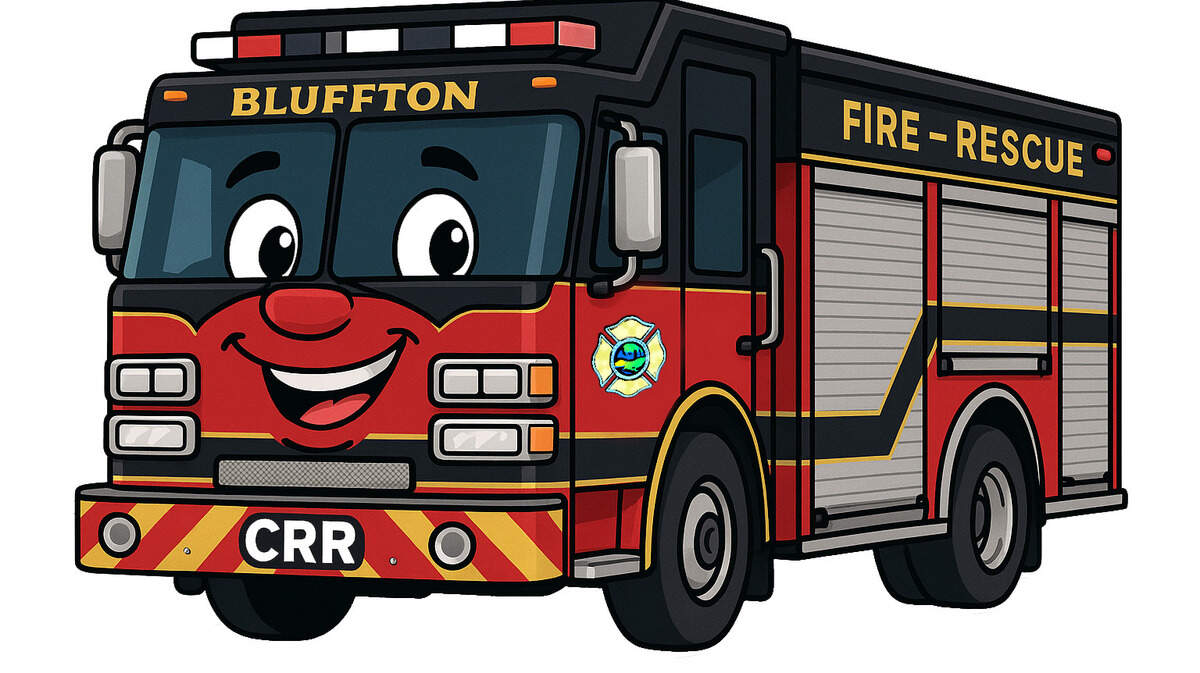 Bluffton Township Fire District’s newest mascot for the naming contest.
