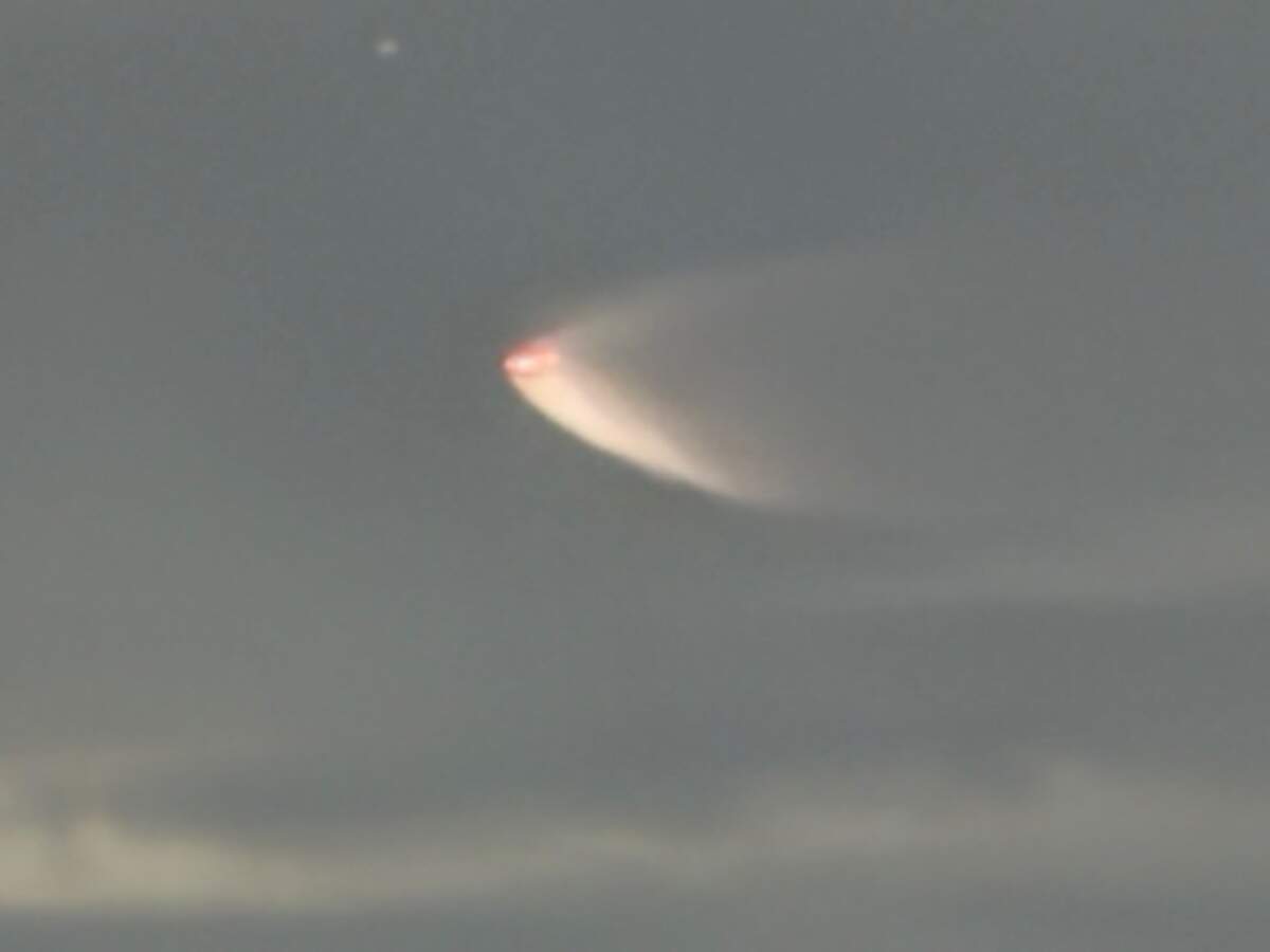 Linda Smith shared this photo of a rocket spotted from Port Royal Plantation on Hilton Head Island on Sunday, March 1 at 10:01 p.m.