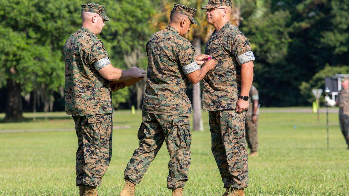 Col. Arbogast steps aside as Beaufort jet fighter base commander. Here’s who replacing him