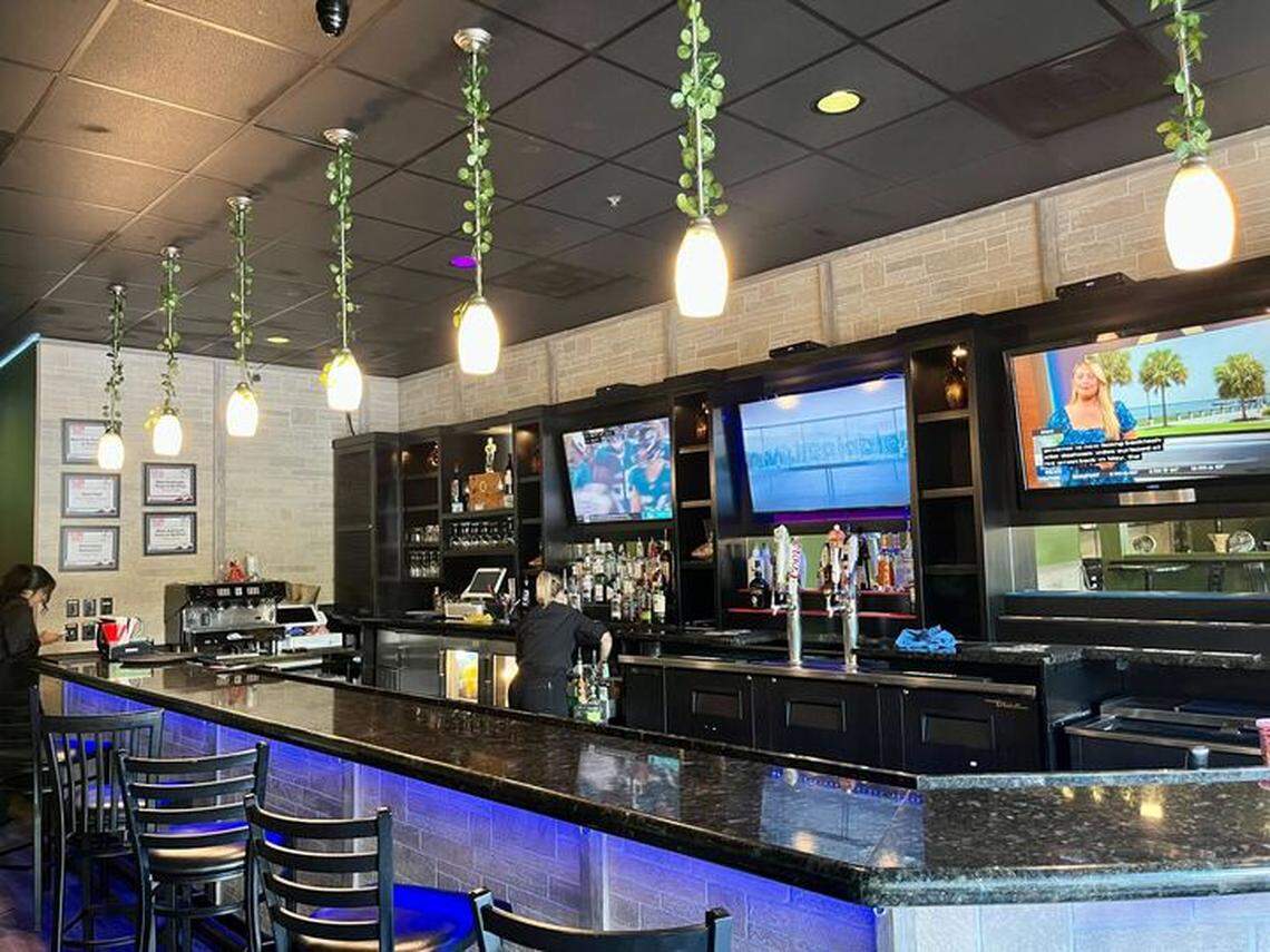 Bar area of Nonna Rosa, soon-to-be Basil & Bourbon