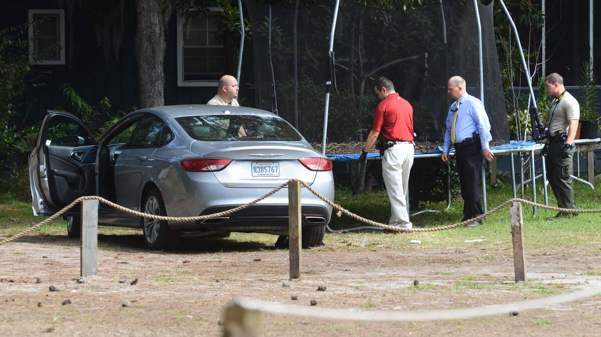 Beaufort County Sheriff's deputies gather to investigate the scene of a fatal shooting in the Muddy Creek Road area of Hilton Head Island. Hilton Head resident Charles Miller, 30, was shot and killed in the area of Snider Walk. He was pronounced dead at Hilton Head Hospital. No suspect has been named at this time. The Sheriff's Office said to expect increased law enforcement in the area for the next several hours.