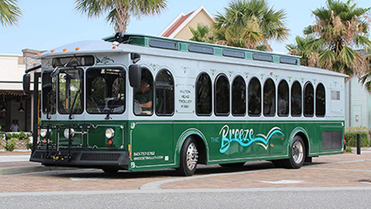 Hilton Head’s trolley service, “The Breeze,” began in 2018.