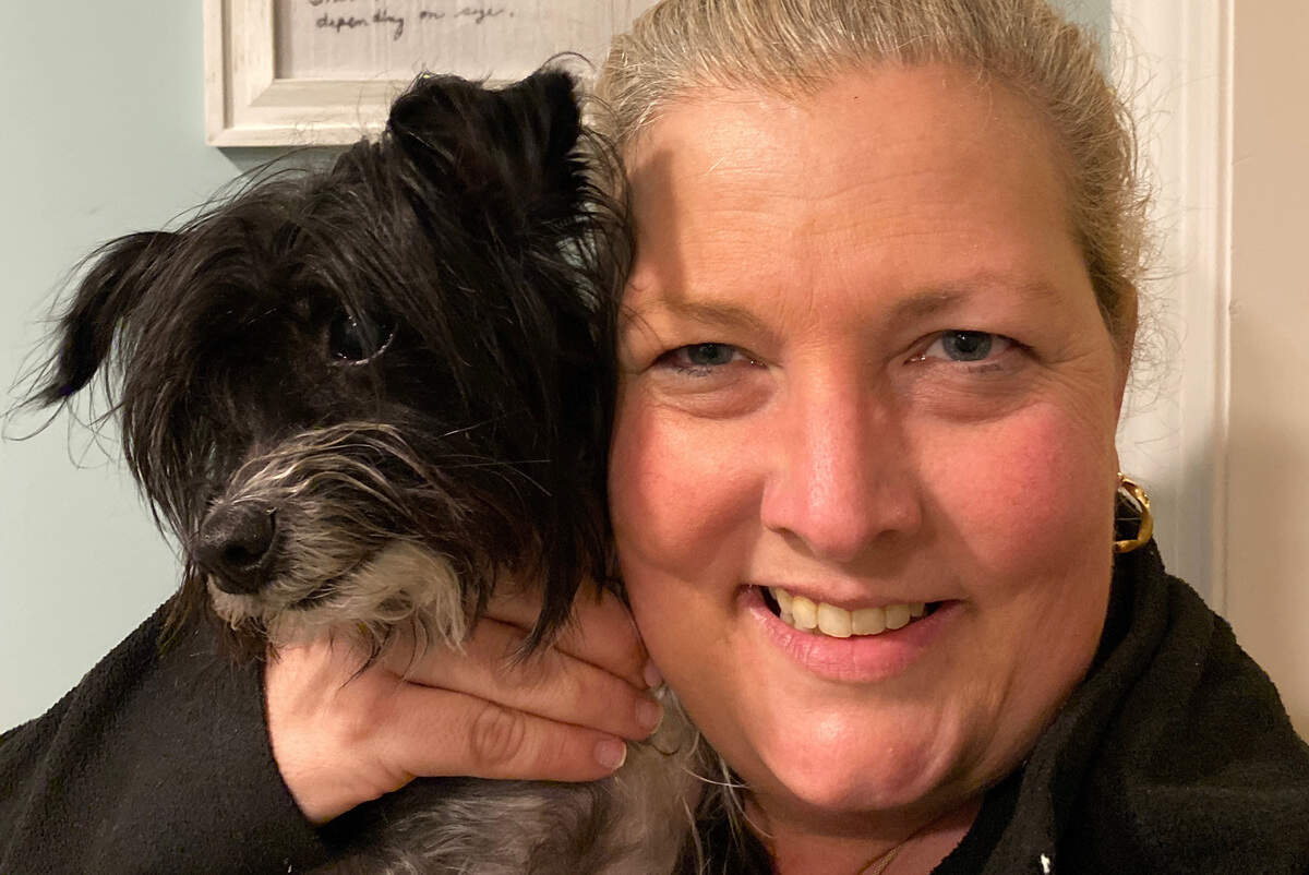 Bianca King reunited with her 10-year-old “girl” Coco.