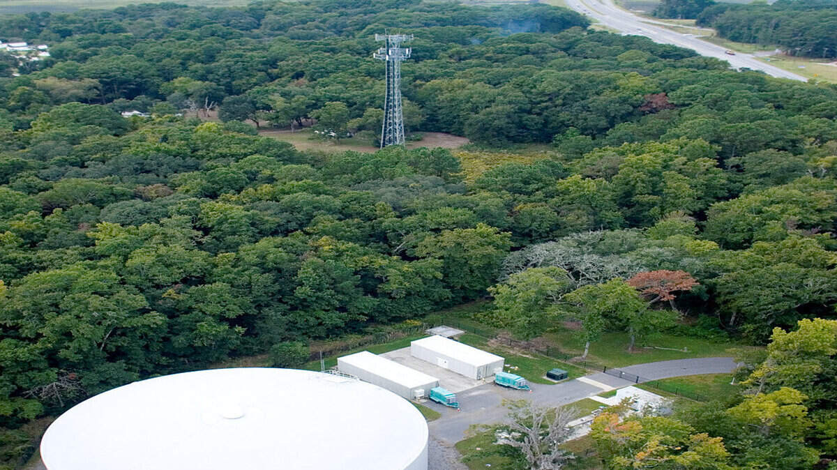 This aerial photo shows Beaufort-Jasper Water and Sewer Authority’s Aquifer Storage and Recovery near Broad River.