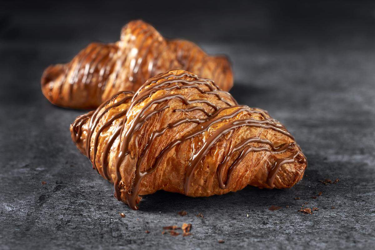 Chocolate croissant from Paris Baguette