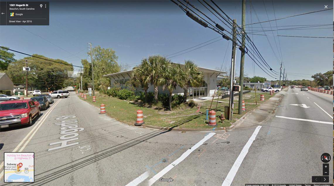 The intersection of Hogarth and Boundary streets in Beaufort where John Dortch was shot in the neck by a former roommate.