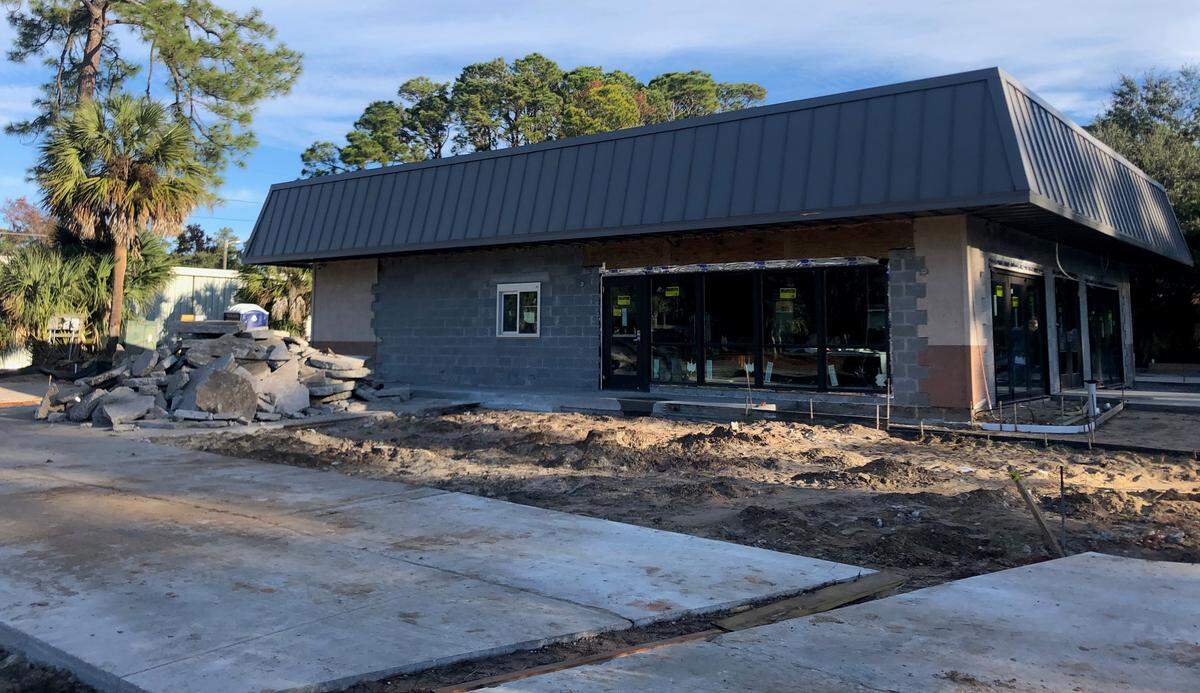 The building that previously housed The Pantry gas station is being remodeled as a Slapfish restaurant on Arrow Road on Hilton Head. The restaurant is expected to open in March.