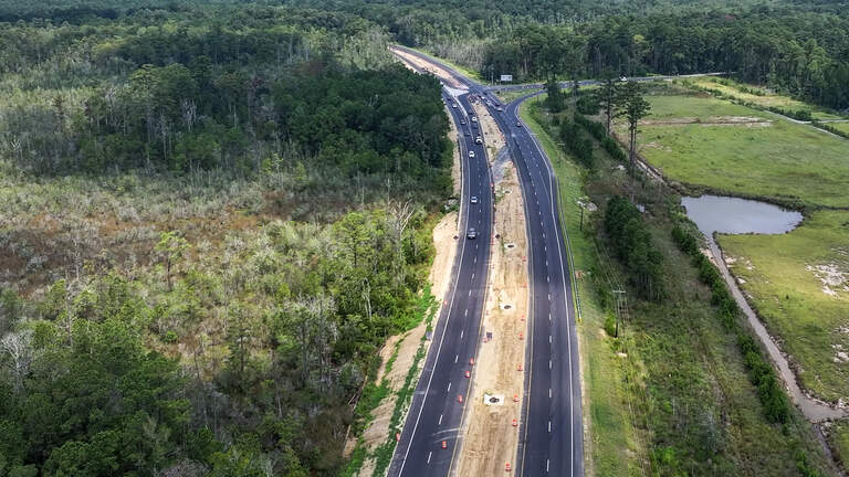 Widening of US 17 finally complete. SCDOT plans to build a new bridge next