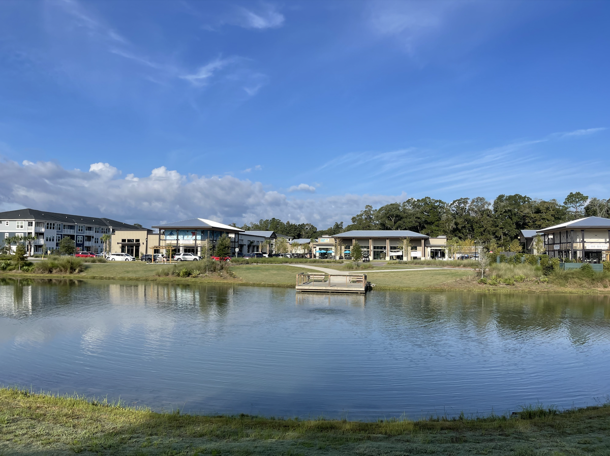 AVTEX Commercial Properties’ development in the New Riverside Village includes tenants like the New York Butcher Shoppe and Eggs Up Grill.