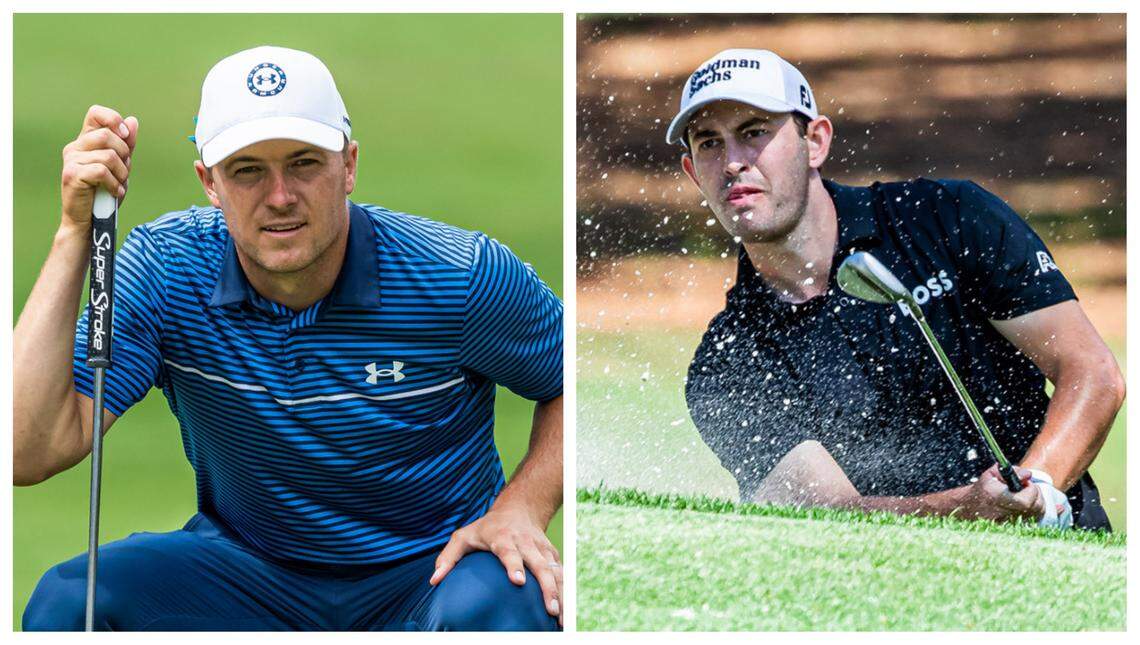 Jordan Spieth and Patrick Cantlay at the RBC Heritage Presented by Boeing