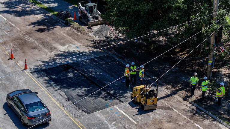 Water main break causes Bluffton road to blow open. When will it be fixed?