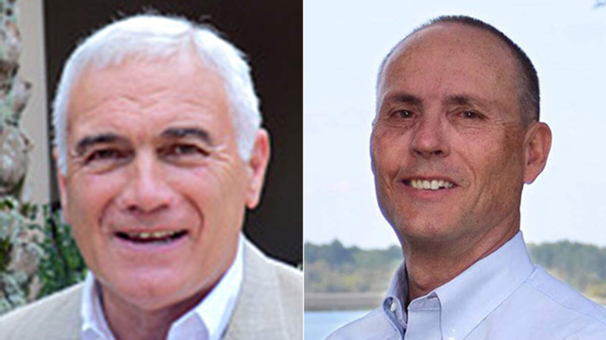 Harry Lutz, left, and Dan Wood