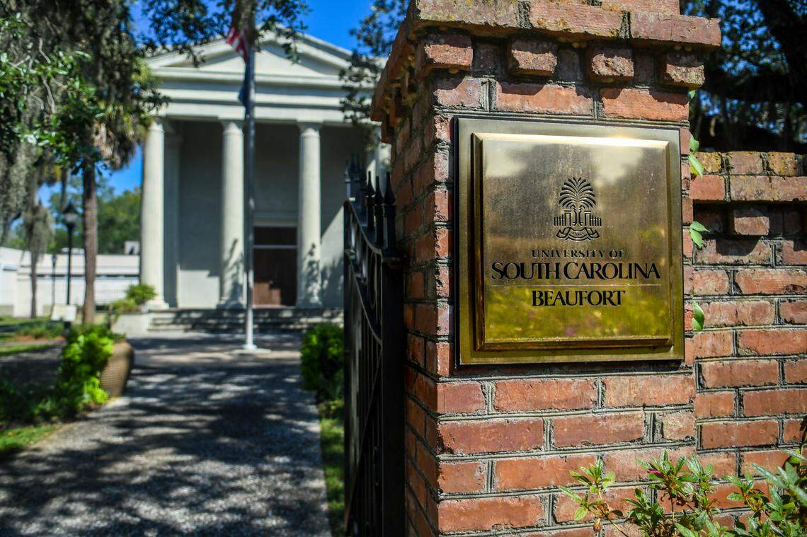 Pictured is the administrative offices for the University of South Carolina-Beaufort where the Rhodes family met with university officials to hear how the school would re-address the use of Pritchards Island, a barrier island donated to the school in 1983 by Atlanta businessman Philip Rhodes.