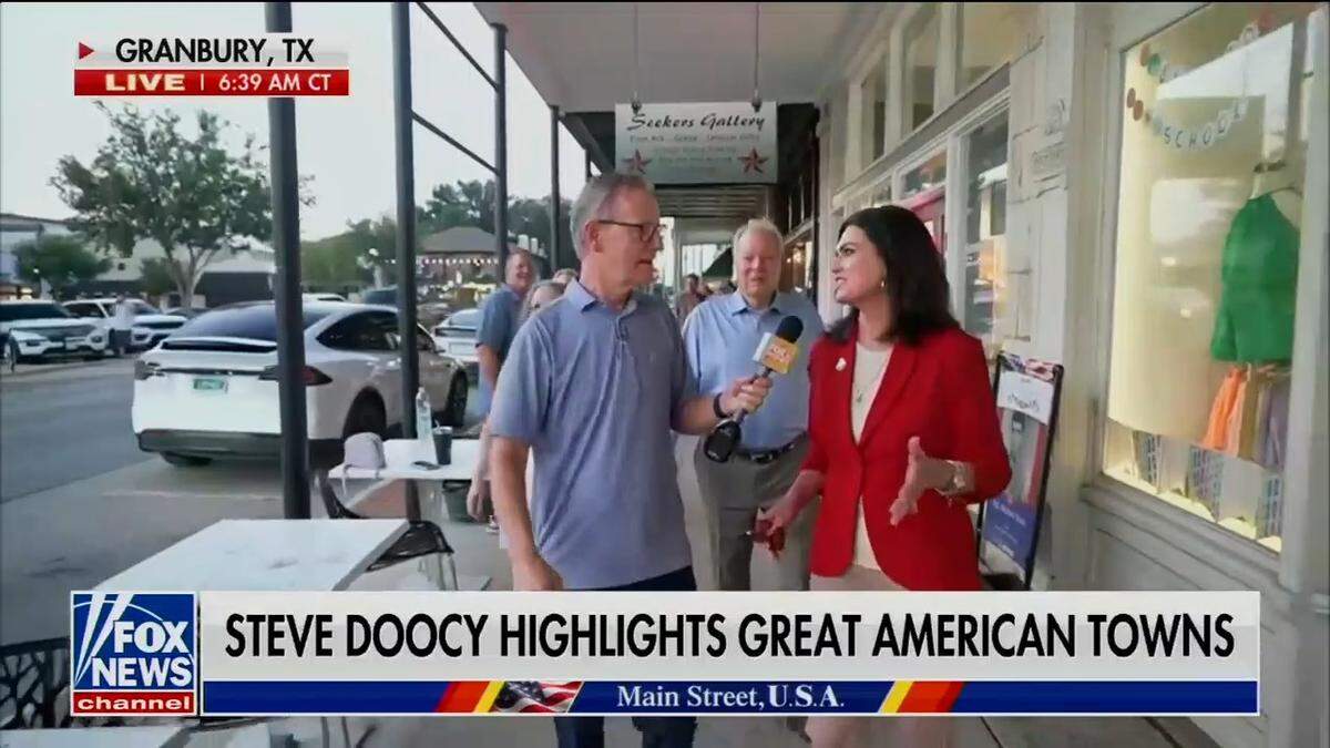 Fox & Friends “Main Street USA Tour” in Granbury, Texas.