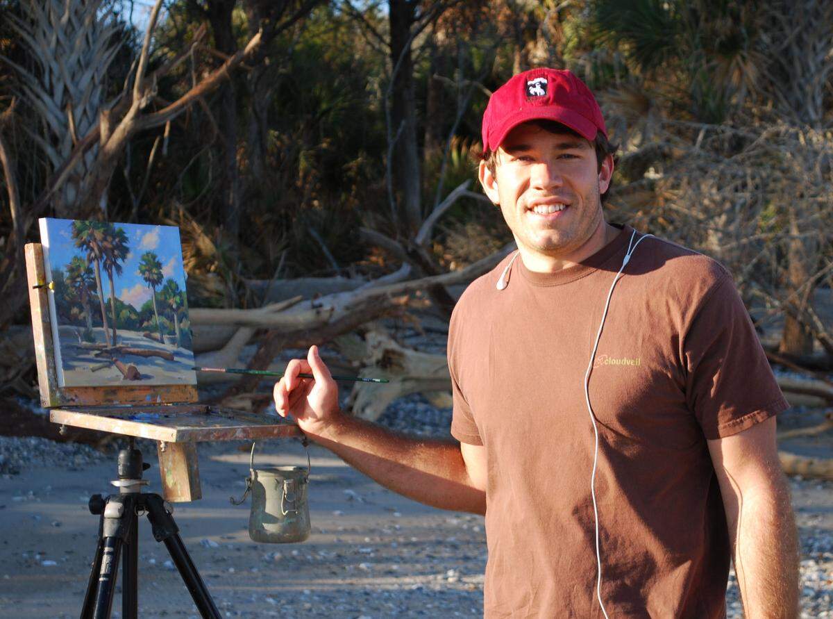 Michael Griffin, whose paintings will be on exhibit at the Thibault Gallery, in Beaufort, will be on hand at the gallery to discuss his work Friday, Oct. 2, during Beaufort's First Friday After Five event.